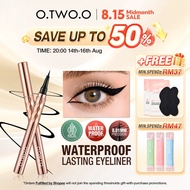 O.TWO.O Gold Eyeliner Pen Waterproof Long Lasting Black Eyeliner Pen Kalis Air Hitam