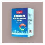 Vitpro Calcium Plus K2 Complex Tablet (90 Tablets)