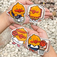 JUMBO STICKER - BASKETBALL DUCK - BASKETBALL DUCK - JOURNALING STICKER - JOURNAL PLANNER STICKER