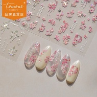 Tomoni Nail Sticker 5d japanesse Nail art Cherry BlossomDesign