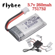 3.7V 260mAh Lipo Battery and H36 battery Charger Set For H36 E010 E011 E012 E013 Furibee F36 RC Dron