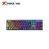 XTRIKE ME GK-915P Puddings Keycap Wired Mechanical Gaming Keyboard - 104 Key Rainbow Color Backlight