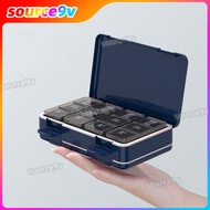 Carry Household Products Portable Medicine Box Pack Home Storage Pill Box 24 Cells Collectibles Medicine Storage Box Medicine Container Box Travel Pill Box sou9v