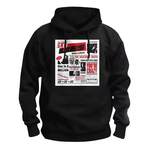 New 2026 Guns N 'Roses Rock Punk Retro European and American Loose Men's Hoodie Sweatshirt and Jacke