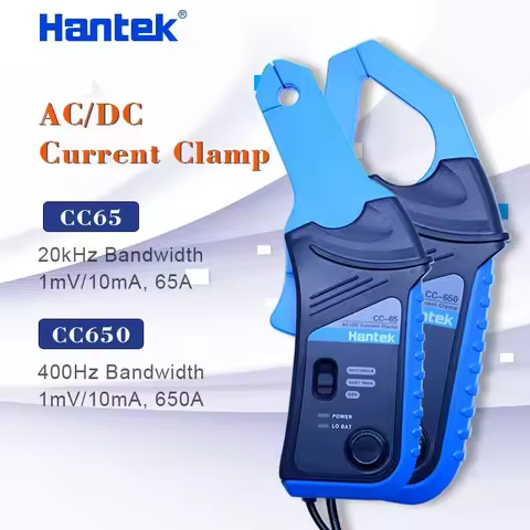 Hantek Automotive Diagnostic Oscilloscope Current Probe CC65 CC650 CC800 DC AC current clamp