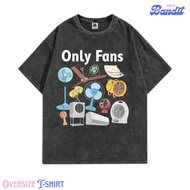 Bandit Area "only fans" Oversized T-shirt washing washed