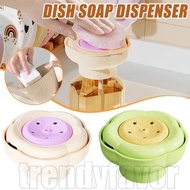 1/2/3Pcs Cute Flower shape Dish Soap Dispenser - Household Quantitative Detergent Dispenser - One-Ha
