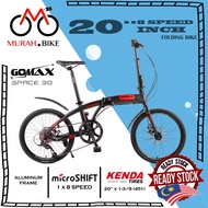 🚲GOMAX 20" INCH 8 SPEED ALUMINIUM FOLDING BIKE 🚲 / GOMAX SPACE 30 20" MICROSHIFT 8 SPEED ALUMINIUM  