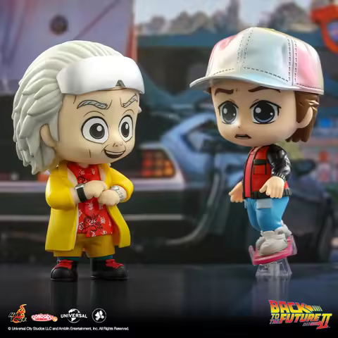 Genuine HOTTOYS HT COSB796-814 MARTY MCFLY Dr.Brown's GRIFF BIFF TANNEN Back To The Future Movie Cha