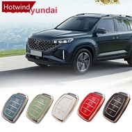 HOTWIND TPU Car Key Case Cover Shell for Hyundai Tucson Santa Fe Rena Sonata Elantra Creta Ix35 Ix45