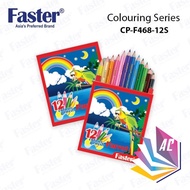 Faster CP-F468-12S Colour Pencils 2.9mm Lead (12 Colours/Box)