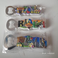 Pembuka Botol besi resin motif khas Bali bukaan botol
