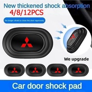 [Ready Stock] 4/12PCS Mitsubishi Car Door Shock Absorbing Buffer Gasket Soundproof Shockproof Pad fo