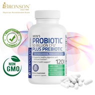 Bronson 50 Billion CFU Probiotic + Prebiotic – Supports Digestion, Immunity & Men’s Health Probiotic