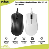 Wired Gaming Mouse Pulsar Xlite Wired Size Medium UltraLight Esports Flagship Sensor Symmetric Ambid