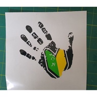 JDM STICKER| HAND STICKER|PALM HAND| CAP JARI| CAP TANGAN| STICKER MOTO| STICKER LORI| STICKER CERMI