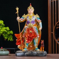 二郎神杨戬佛像家用供奉树脂工艺品站二郎真君哮犬神佛像Erlang Shen Yang Jian Buddha statue home worship resin technology982026081