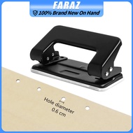 Two-hole Puncher Paper Hole Puncher Manual Portable Hole Punch Paper Puncher