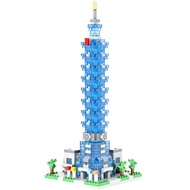 Taipei101台北101授權-YouRblock微型積木-DIY台灣摩天大樓