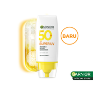 Garnier Super UV Invisible Serum Sunscreen SPF 50+ PA++++ Vitamin C Skin Care - 30ml (Sunblock Untuk