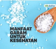 NACL /GARAM KESEHATAN /  GARAM LAUT (500GRAM) / GARAM NON YODIUM