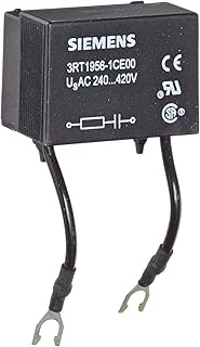 Siemens 3RT19 56-1CE00 Surge Suppressor, RC Element, S6 - S12 Size, 240-400VAC Rated Control Supply 