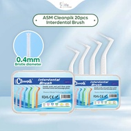 EzLife ASM Cleanpik 20pcs Interdental Brush Lshape toothbrush braces toothbrush Orthodontic care 牙缝刷