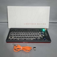 Barebone PressPlay Rover84 Lightyear Edition Alu Case QMK/VIA 75% - RGB Wireless - Black Red - Wirel