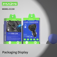 MAIMI CC150 Car Charger Qc3.018w+12W