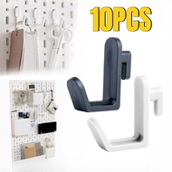 GANTUNGAN 10pcs Pegboard Set Pegboard HangerHOOK Pegboard Hooks Perforated Board Accessories Pegboar
