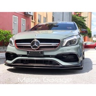 mercedes benz cla cla45  a45 a250 w117 w176 carbon front lip bodykit