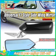 In stock-1Set Car Rear View Mirror F1 Rear Mirror Racing Universal Side Mirror F1 Style Rear View Mi