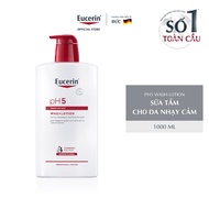 Sữa Tắm & Rửa Mặt Cho Da Nhạy Cảm Eucerin pH5 Sensitive Skin Washlotion 1000ml