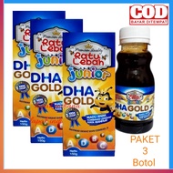 "[ PAKET 3 BOTOL ] Madu Anak Ratu Lebah Junior DHA GOLD plus Omega 3 - 150gr (Meningkatkan dan memel