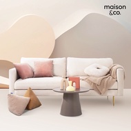 SB Design Square MAISON CO. โซฟา 3 ที่นั่ง รุ่น ZARAH สีครีม (212x90x96 ซม.)