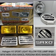 Halogen H3 SPORT LIGHT YELLOW FOG LAMP WAJA MYVI WIRA VIVA KANCIL PERSONA REVO RANGER VIGO