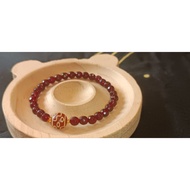 Agate mixed dzi bead bracelet