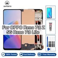 6.43 LCD For OPPO Reno7 Z 8Z 5G Reno 7 8 Lite CPH2343 Touch Digitizer Assembly Replacement+Tool+Glue