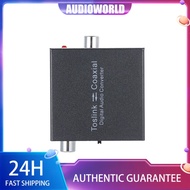 ☀ Digital 2-Way Audio Converter Optical SPDIF Toslink to Coaxial and Coaxialto Optical SPDIF To slin
