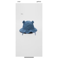 Bear ear hat with string