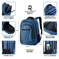 Premium Backpack POLO Trands 36L Expandable 72512 72511 - Men's Laptop Bag