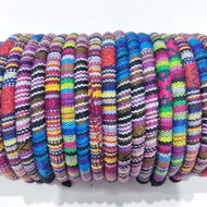 Ethnic Woven Bracelet Woven Prusik Bracelet/