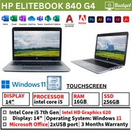 HP EliteBook 840 G4 Core i5 7th Gen Processor 14" Touch Screen 16GB RAM 256GB SSD Win 10 Pro Laptop