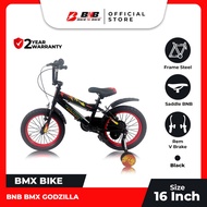 sepeda anak bnb bmx godzilla ukuran 16 inch - shinchan x tahilalats - hitam