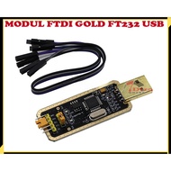 FTDI GOLD FT232 USB MODULE to Serial Port to TTL FT232RL Gold
