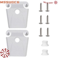 MSSUGC6 1 Set Cooler Hinge Kit, Plastic Construction Metal Screws Included Latch Replacement Set, Wh