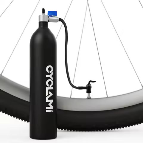 CYCLAMI Tubeless Tire Inflation Tank 1.3L Mountain Road Bike Inflator Tyre Air Bottle Tire Booster V