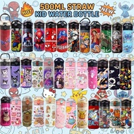 【READY STOCK】500ml Cartoon Kids Tumbler | Termos Botol Air Budak Sekolah 304 Stainless Steel |Thermo