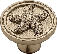 FRANKLIN BRASS Seaside Cottage Starfish (5-Pack) Cabinet Knobs Champagne Bronze Drawer Knobs Kitchen