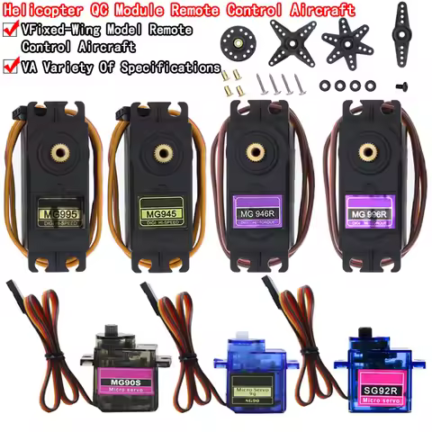 SG90 SG02R MG90S MG995 MG996 Servo Metal Gear for Model Helicopter Boat For Arduino UNO DIY Mechanic